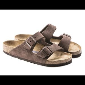 BIRKENSTOCK Arizona Nubuck Leather Sandals NEW